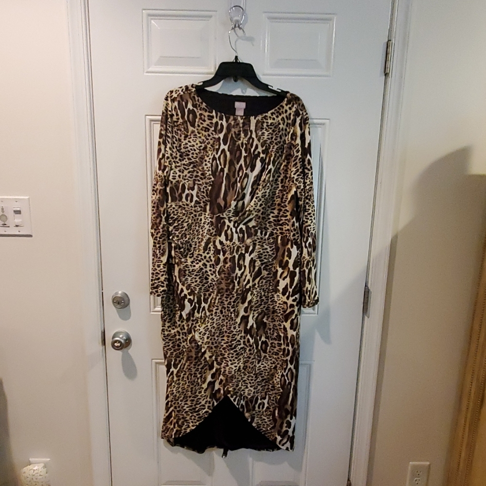 Cheetah Chico's Dress